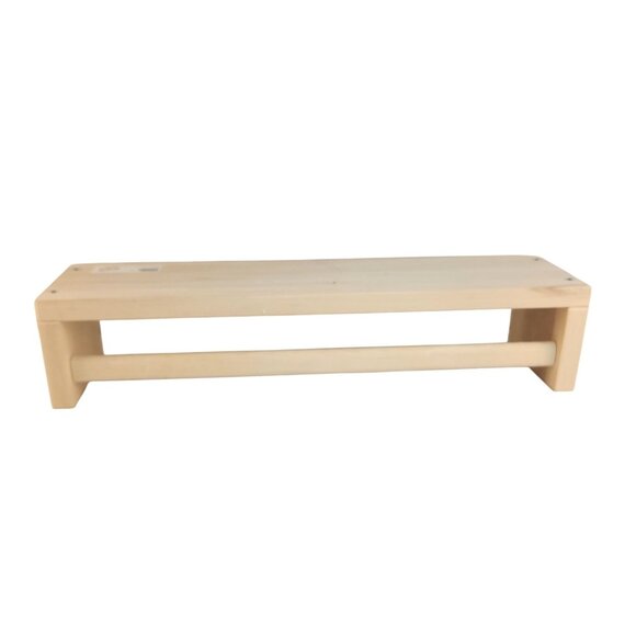 IKEA Bekväm Unfinished Pine Wall Shelf Spice Rack Towel Holder Kitchen Organizer - Picture 1 of 9